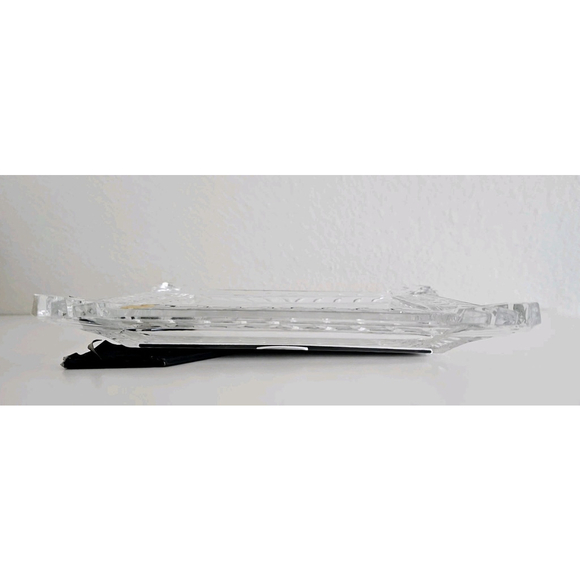 VTG 5" x 7" Genuine Lead Crystal Photo Frame Made is West Germany Art Deco Style - Picture 11 of 17